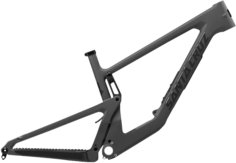 2024 Santa Cruz Bronson 4.1 frame in matte dark matter