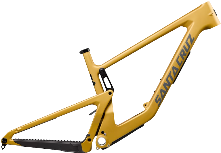 2024 Santa Cruz Bronson 4.1 frame in paydirt gold