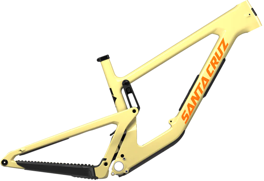2024 Santa Cruz Nomad 6 frame in gloss marigold yellow