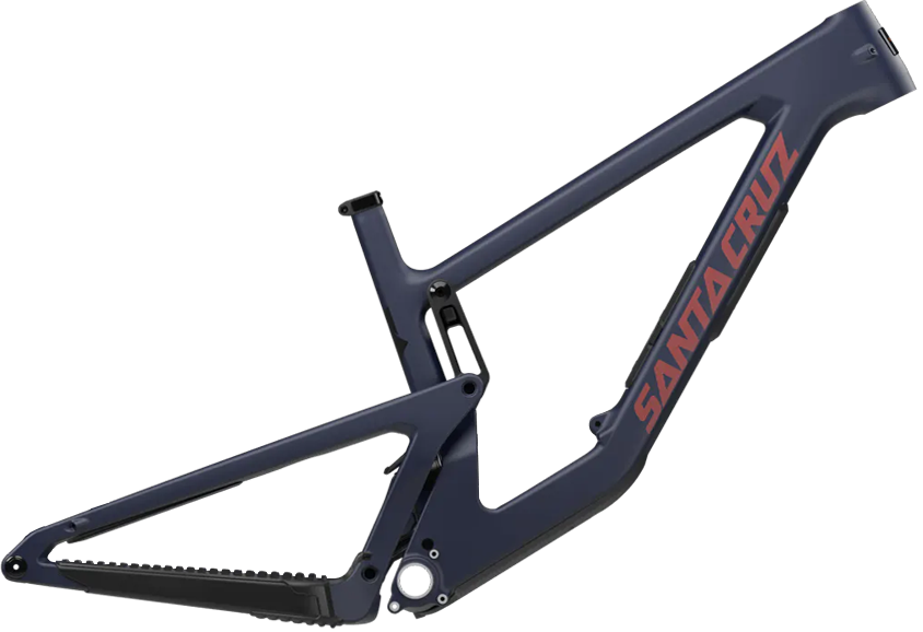 2024 Santa Cruz Nomad 6 frame in matte liquid blue