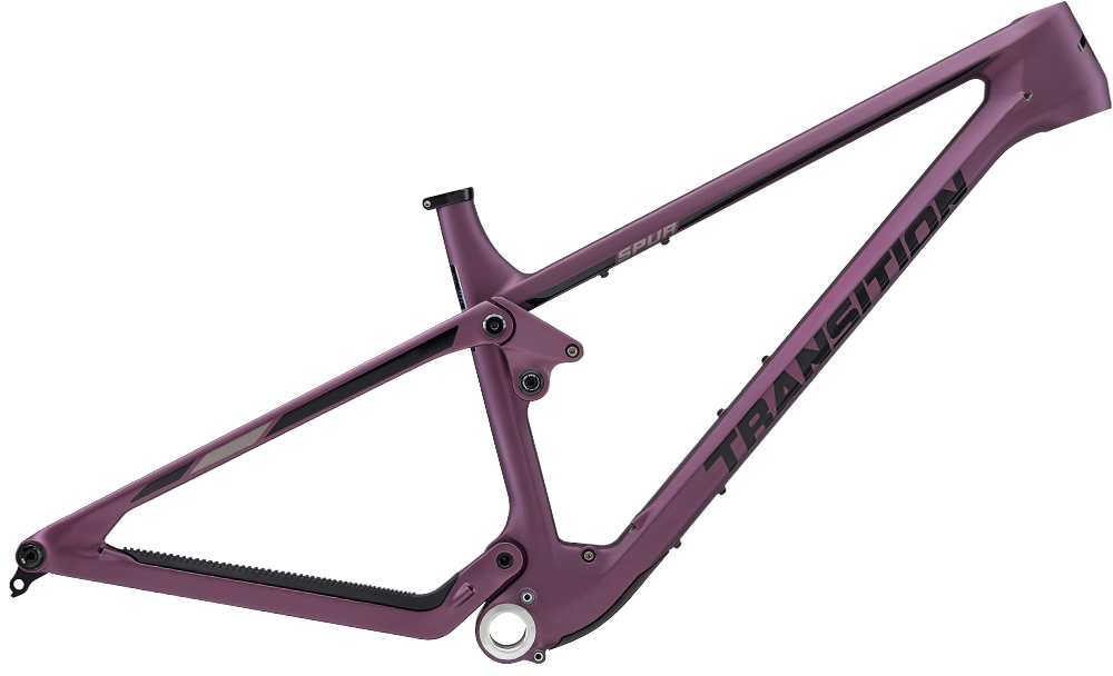 2025 Transition Spur frame in blackberry