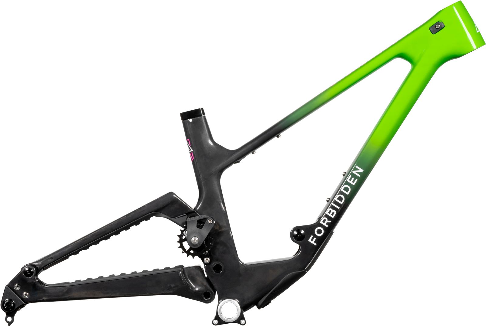 2025 Forbidden Dreadnought V2 frame in kx500-green