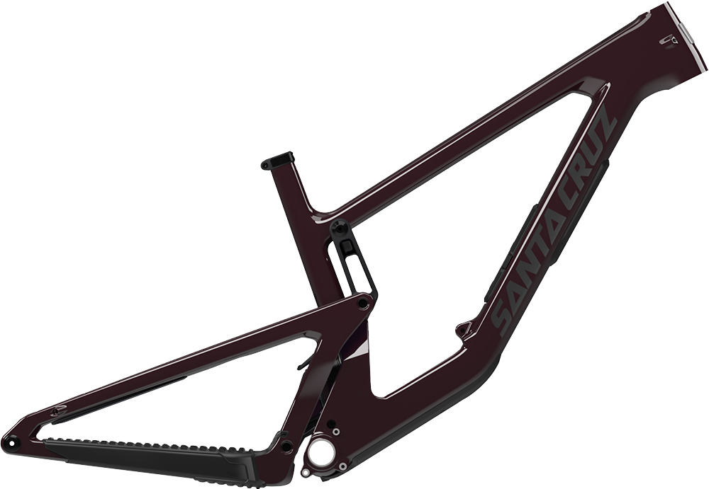 2025 Santa Cruz Nomad 6 frame in stormbringer purple